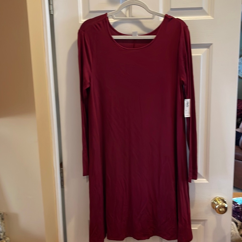 Brand new Old Navy long sleeved dress size large.